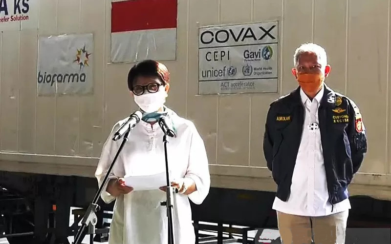 Menteri Retno: Indonesia Amankan 119.735.200 Dosis Vaksin Covid-19