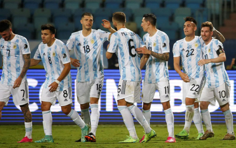 Argentina Jawara Copa America 2021, Lionel Messi Toreh Kemenangan Pertama di Timnas