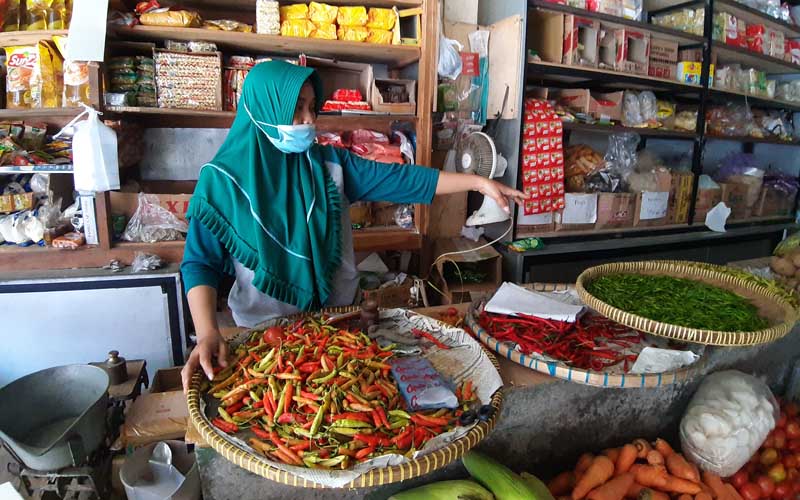 Harga Tomat dan Cabai Rawit di Pasar Naik