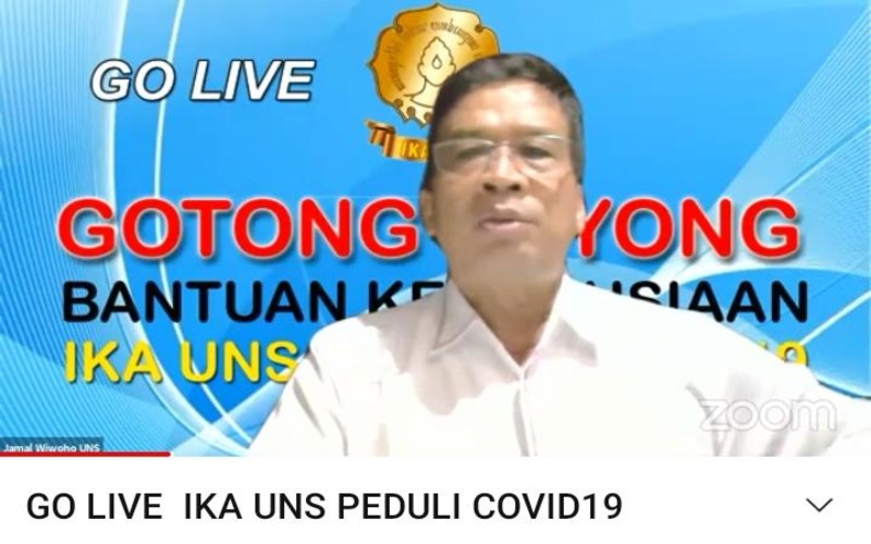 IKA UNS Gotong Royong Ikut Peduli Covid 19