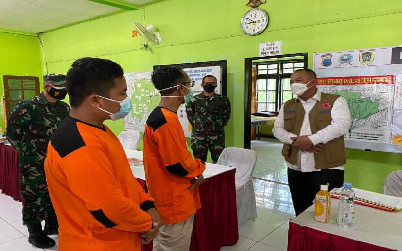 Tinjau Klaten, Ketua Satgas Letjen Ganip Warsito Inginkan Pengendalian Covid-19 Terintegrasi dari Hulu Sampai Hilir