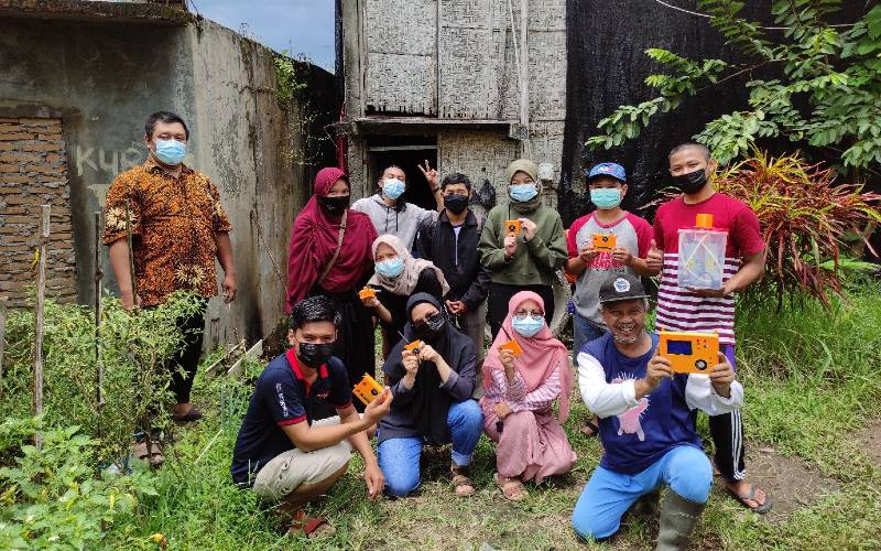 Dukung UMKM di Masa Pandemi, KKN IT UMY 105 Luncurkan Alat Pendeteksi Kelembapan Jamur Tiram