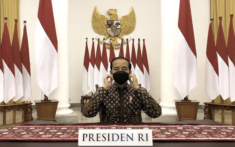Jokowi Umumkan Status PPKM Level 4 Malam Ini