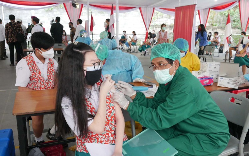 Vaksinasi Dosis Pertama untuk Seluruh Siswa SMA/SMK se-DIY Ditarget Rampung Bulan Ini