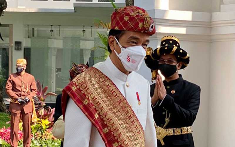 Tema HUT Ke-76 RI Indonesia Tangguh, Indonesia Tumbuh, Jokowi Jelaskan Maknanya