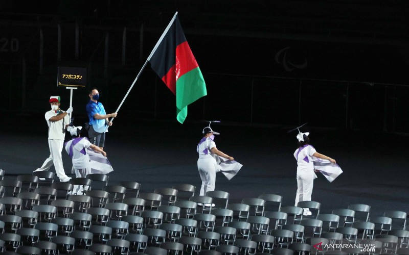 Atlet Batal Tampil, Bendera Afganistan Tetap Dimunculkan di Pembukaan Paralimpiade Tokyo 2020 