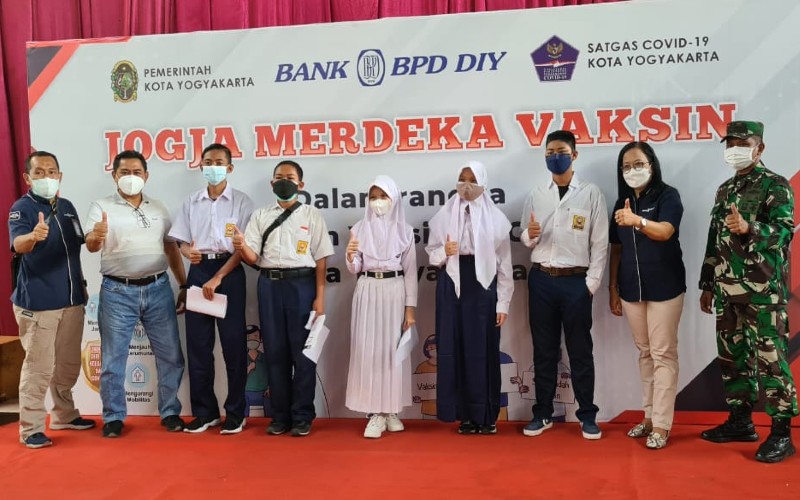 Bank BPD DIY Jadi Sentra Vaksinasi Pelajar Kota Jogja