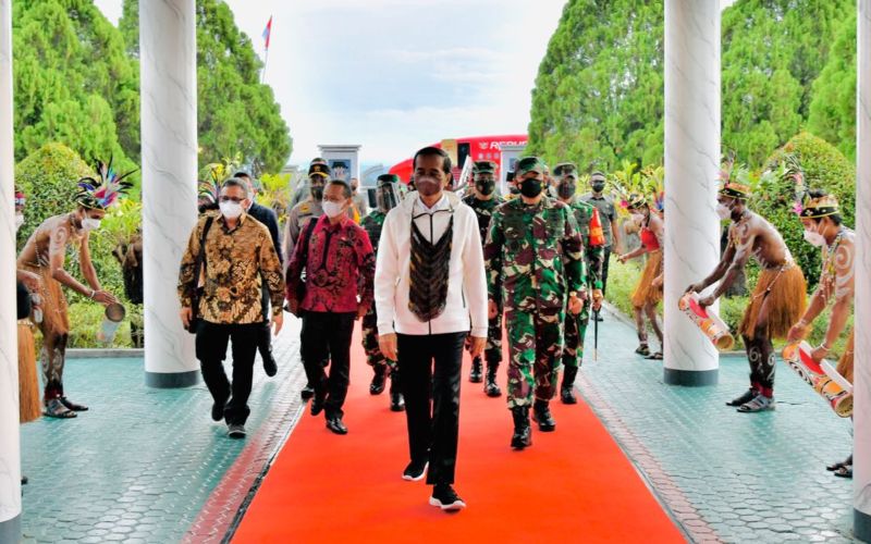 Jokowi Resmikan Groundbreaking Papua Youth Creative Hub