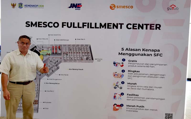 JNE Bersama Smesco Indonesia dan YukBisnis Hadirkan Logistik Murah bagi UKM