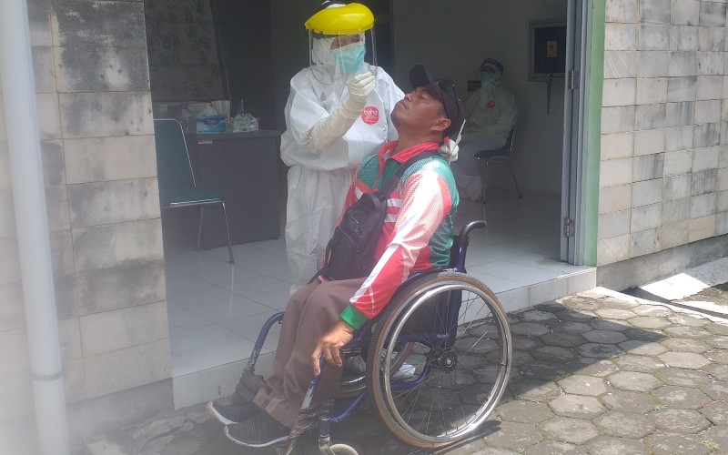Puluhan Atlet Peparnas DIY Jalani Pemeriksaan Kesehatan di Labkes