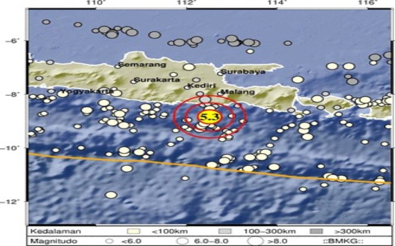 Gempa 5,2 Skala Richter Guncang Malang, BMKG: Tidak Berpotensi Tsunami