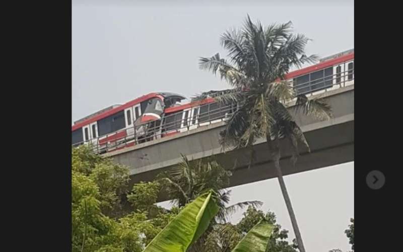 LRT Jabodetabek Tabrakan di Jakarta Timur, Ini Sejarah Pembangunannya