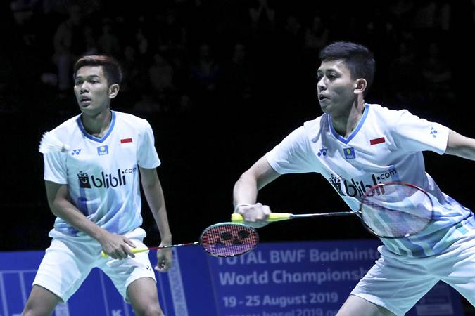 Indonesia Pastikan Peroleh Satu Tempat Semifinal Ganda Putra di Hylo Open 2021