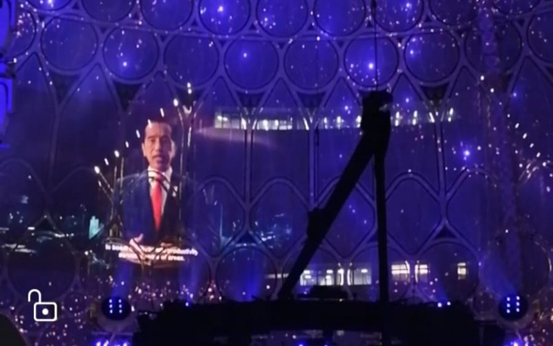 Bikin Merinding, Ini Isi Pidato Jokowi di Indonesia National Day World Expo 2020 Dubai