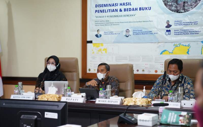Dosen UMY Diseminasikan Hasil Penelitian Komunikasi Bencana di Pacitan