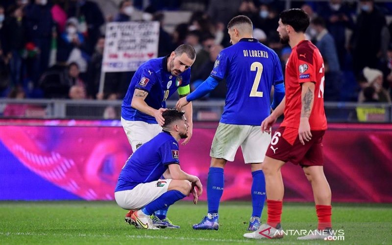 Jorginho Gagal Eksekusi Penalti, Italia vs Swiss Berakhir Imbang