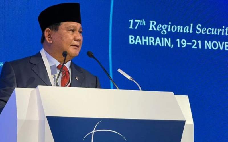 Pidato di Bahrain, Menhan Prabowo Tegaskan Komitmen RI untuk Perdamaian Palestina