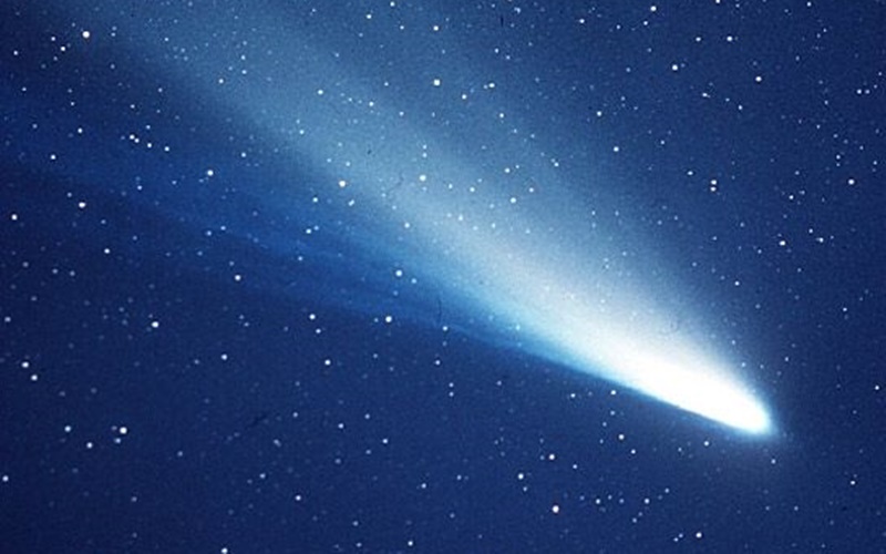 Halley’s Comet Appears Every 75 Years