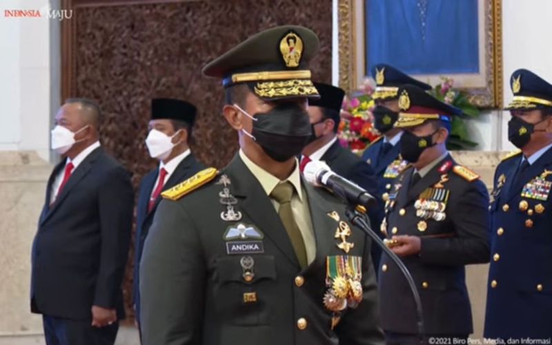 Panglima TNI Mutasi 23 Perwira Termasuk Danjen Kopassus