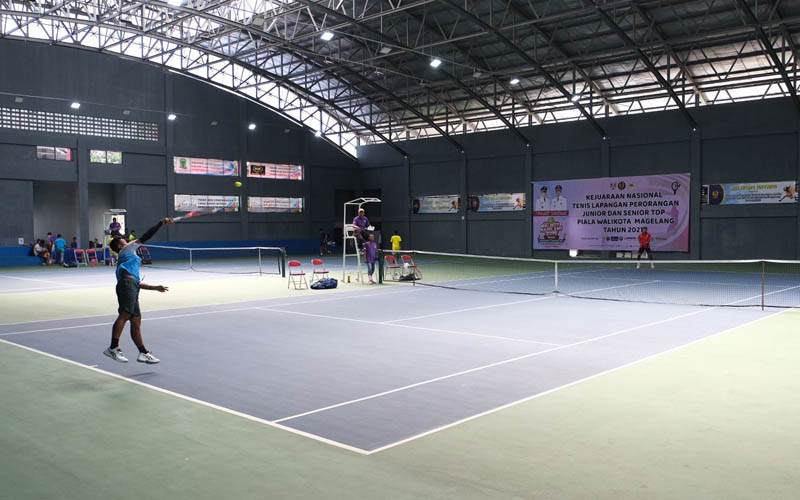Ratusan Atlet Tenis dari Seluruh Indonesia Berlaga di Piala Wali Kota Magelang
