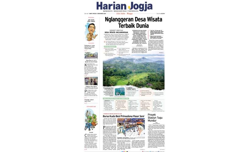 HARIAN JOGJA HARI INI: Nglanggeran Desa Wisata Terbaik Dunia
