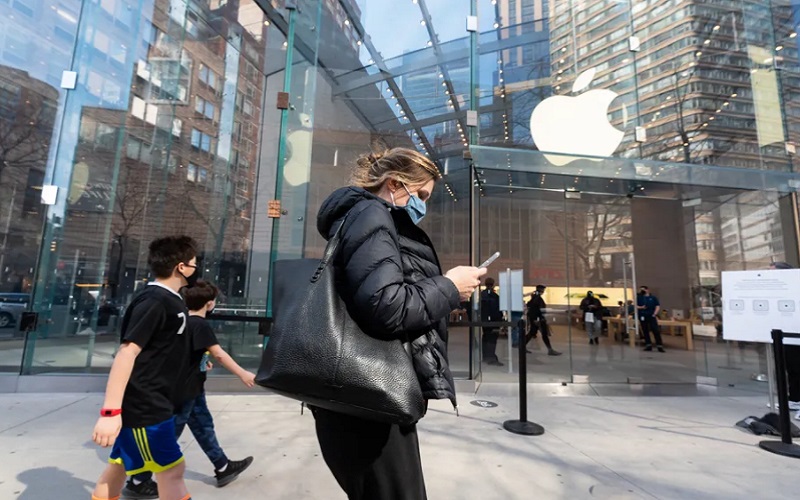Omicron Merebak, Apple Tutup Gerai Terbesar di New York 