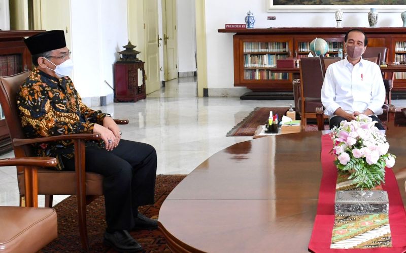 Ketum PBNU Baru Temui Jokowi di Istana Bogor, Ada Apa?
