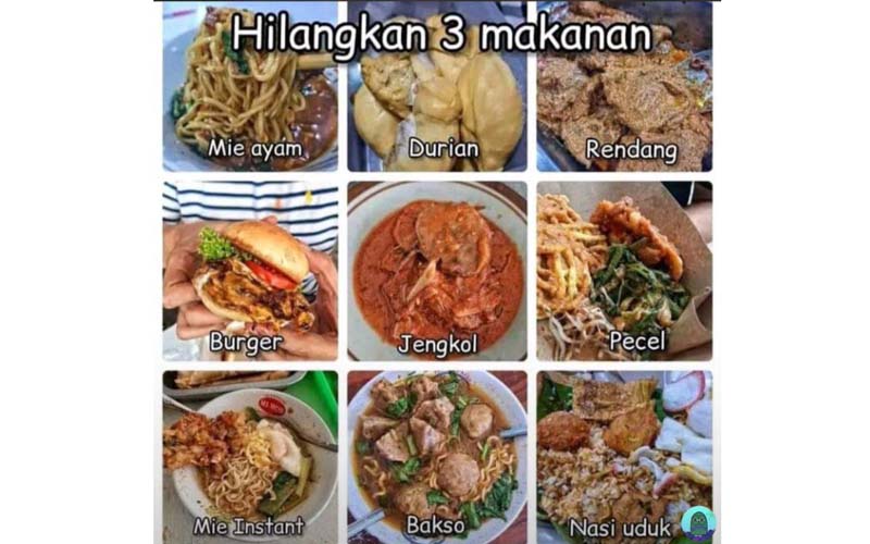 Viral! Diminta Hilangkan 3 Makanan, Netizen Banyak yang Pilih Durian. Setuju?