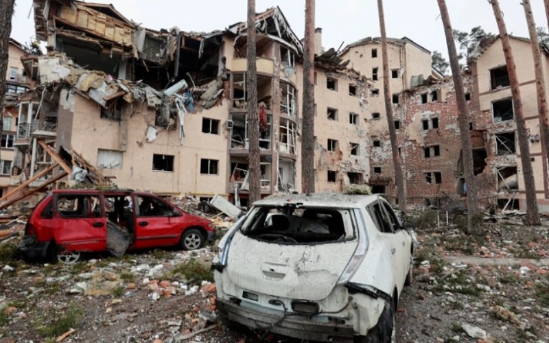 Perang Rusia vs Ukraina Hari Ke-8: Bom Meledak di Kyiv, Ratusan Tentara Rusia Tewas