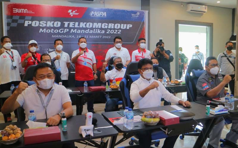 Kunjungi Posko Layanan, Menkominfo Apresiasi Kesigapan TelkomGroup Bangun Infrastruktur ICT Mandalika GP Series