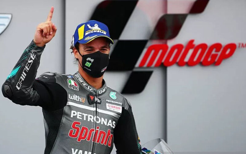 Kejar Pesawat, Pembalap MotoGP Ini Pilih 'Bajak' Motor Polisi Indonesia