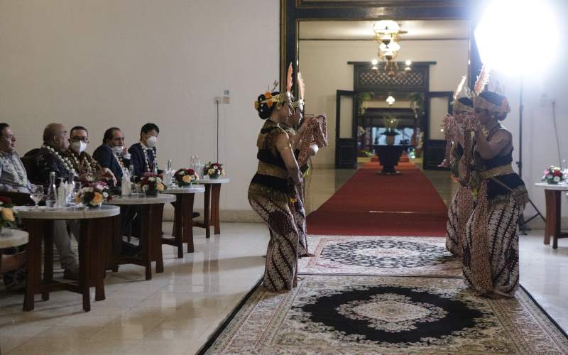 Jamuan Makan Malam ala Kraton Yogyakarta untuk Delegasi G20 Pertama di Yogyakarta