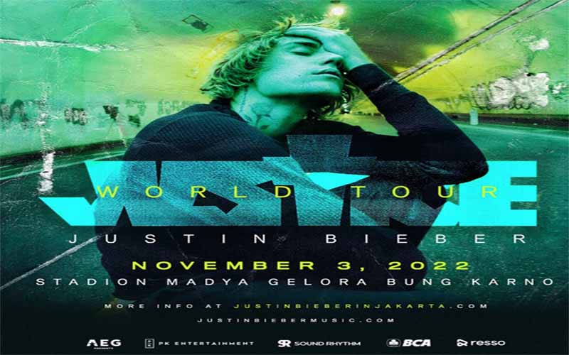 3 November, Justin Bieber Konser di Jakarta. Tiket Mulai Rp1,5 Juta