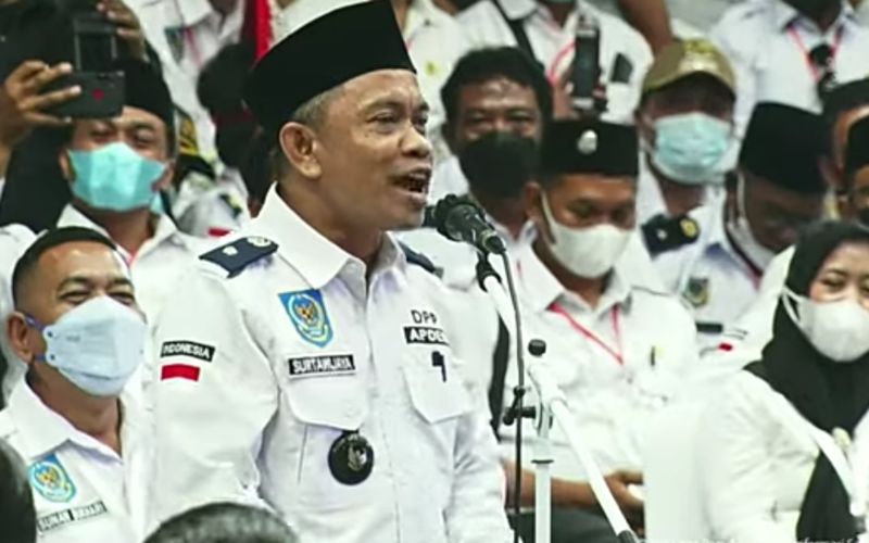 Ini Sosok Surta Wijaya, Ketua Apdesi Pendukung Jokowi 3 Periode