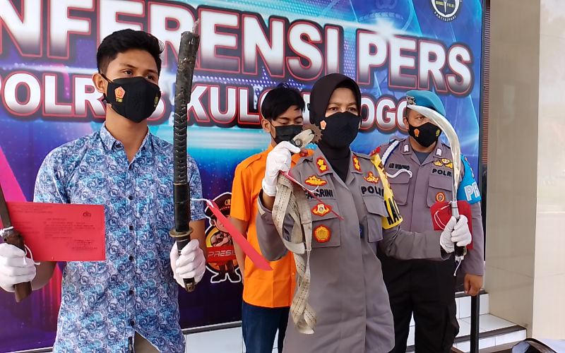 Rumah Anggota Geng Pemuda di Kulonprogo Digerebek Polisi, Ditemukan Gir hingga Pedang