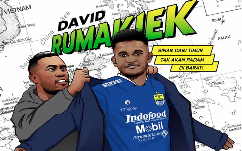 Persib Bandung Kontrak David Rumakiek Lebih dari Setahun 