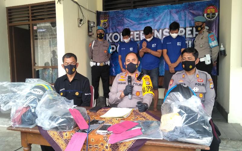 Jauh-Jauh dari Lampung, 3 Pria Ini Ditangkap Polisi karena Mencuri di Bantul