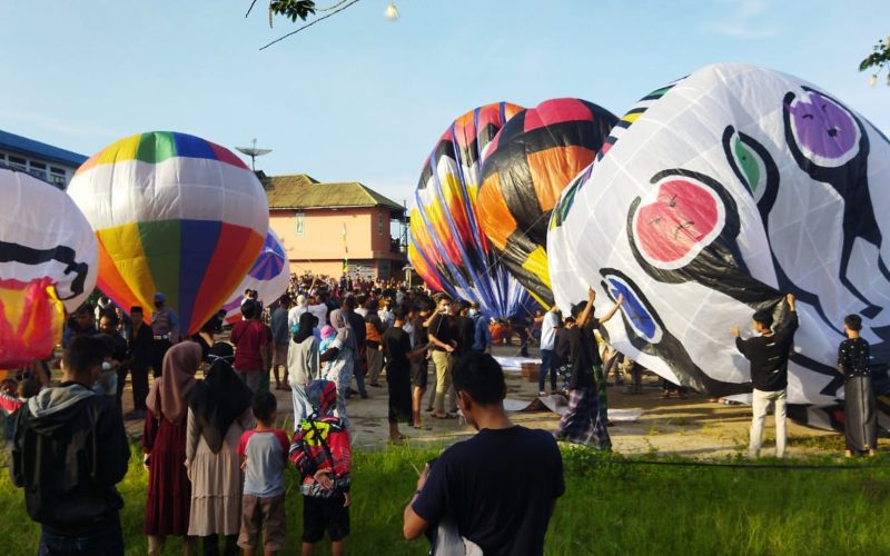 PLN Tetap Awasi Festival Balon Udara Wonosobo