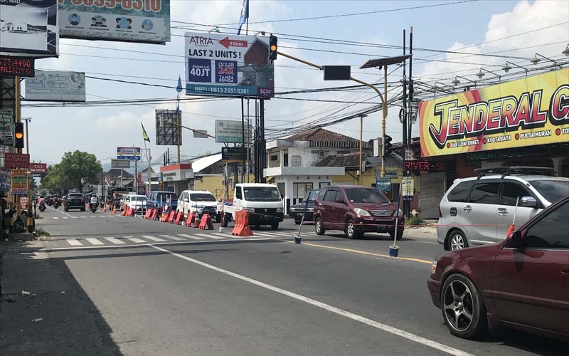 Kapospam Piyungan Minta Pengendara Menghindari Cinomati