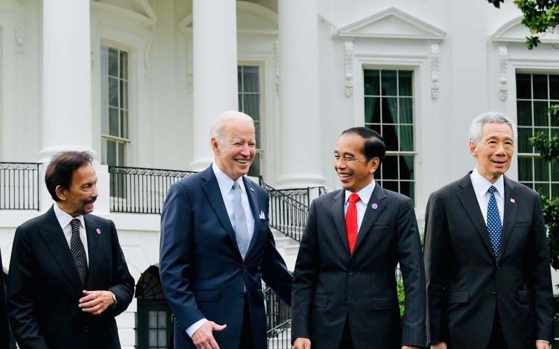 Jokowi dan Biden Mesra di Gedung Putih, Ini Foto-Fotonya...