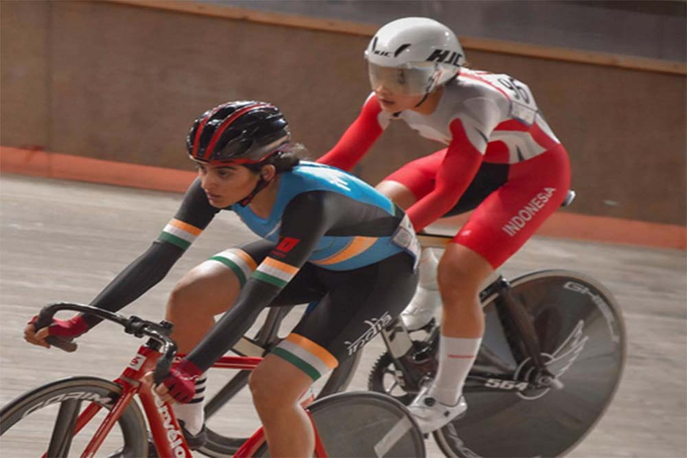 Indonesia Sabet Dua Perak di Kejuaraan Balap Sepeda Trek Asia 2022