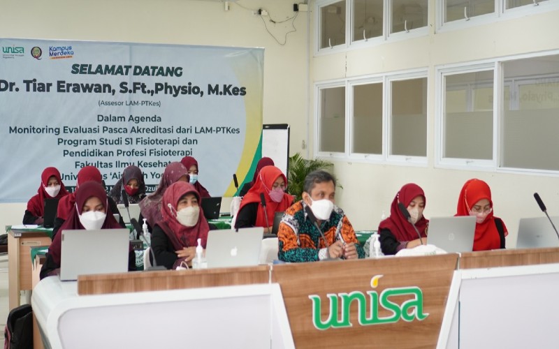 Komitmen Tingkatkan Mutu, Program Studi Fisioterapi UNISA Yogyakarta Raih Monev dari LAMPTKES