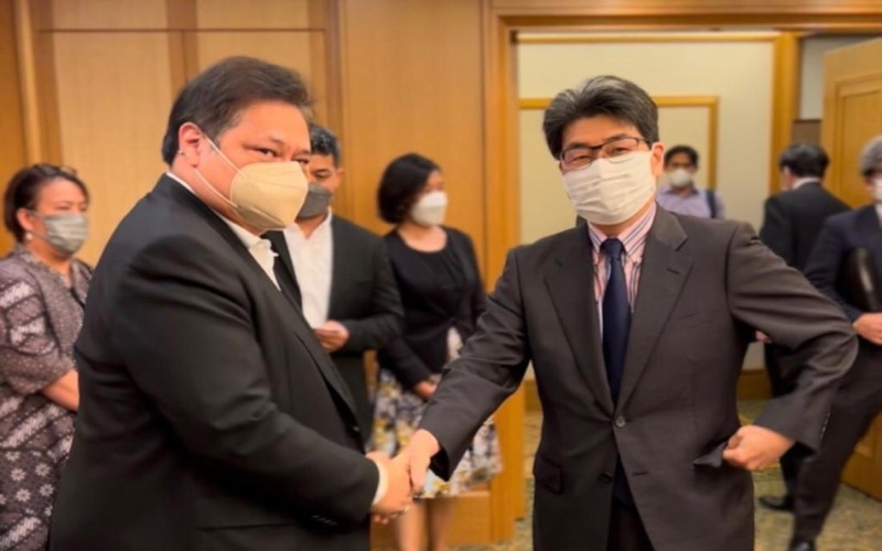 Bertemu METI Jepang, Ini Poin Penting yang Dibahas Airlangga Hartarto