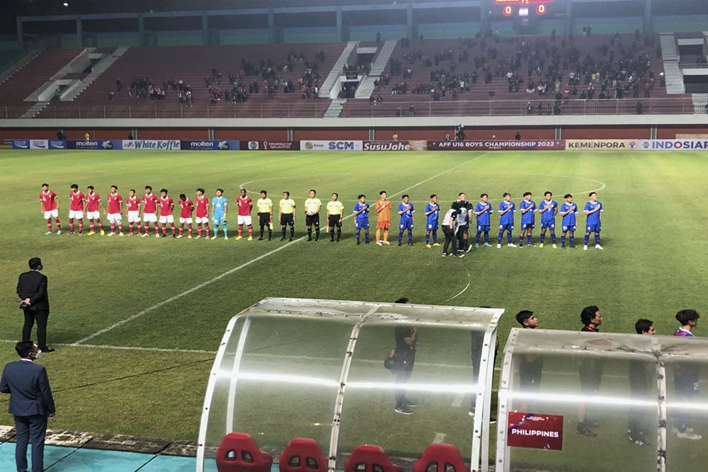 PIALA AFF U-16 2022 : Bekuk Filipina 2-0, Indonesia Sementara Jadi Runner Up Grup A