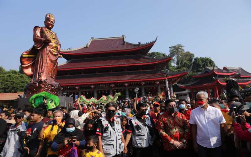 Ganjar Pranowo Meriahkan Festival Cheng Ho 2022 di Kelenteng Sam Poo Kong