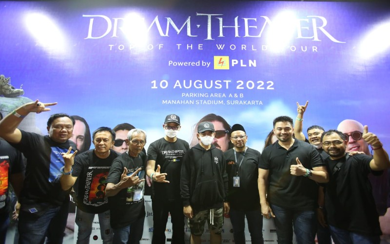 Konser Dream Theater Sukses Digelar, Gibran Apresiasi Dukungan PLN  untuk Solo