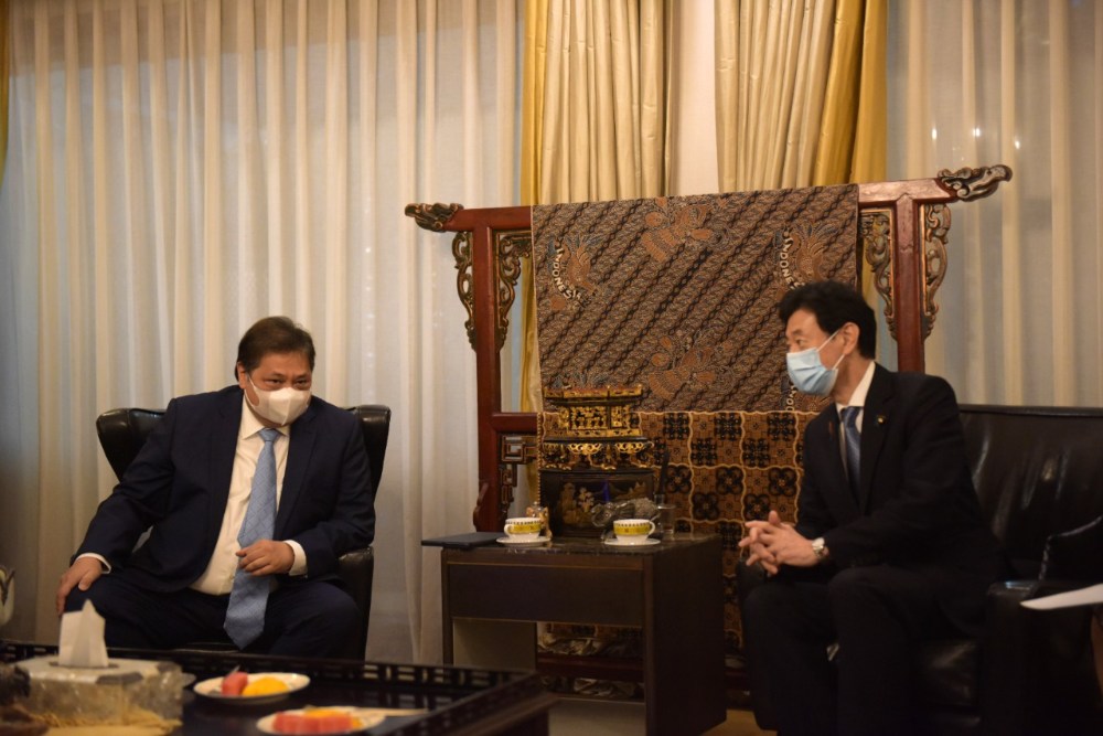 Menteri METI Jepang yang Baru Kunjungi Menko Airlangga, Ini yang Dibahas