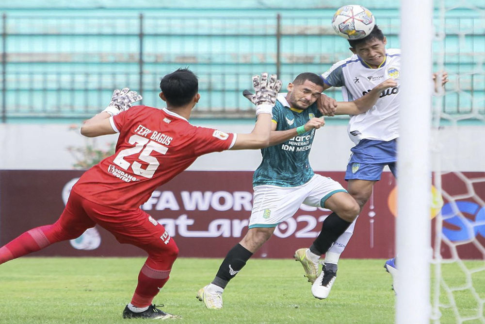 NU FC vs PSIM Jogja: Babak Pertama, Belum Ada Gol di Stadion Moch Soebroto