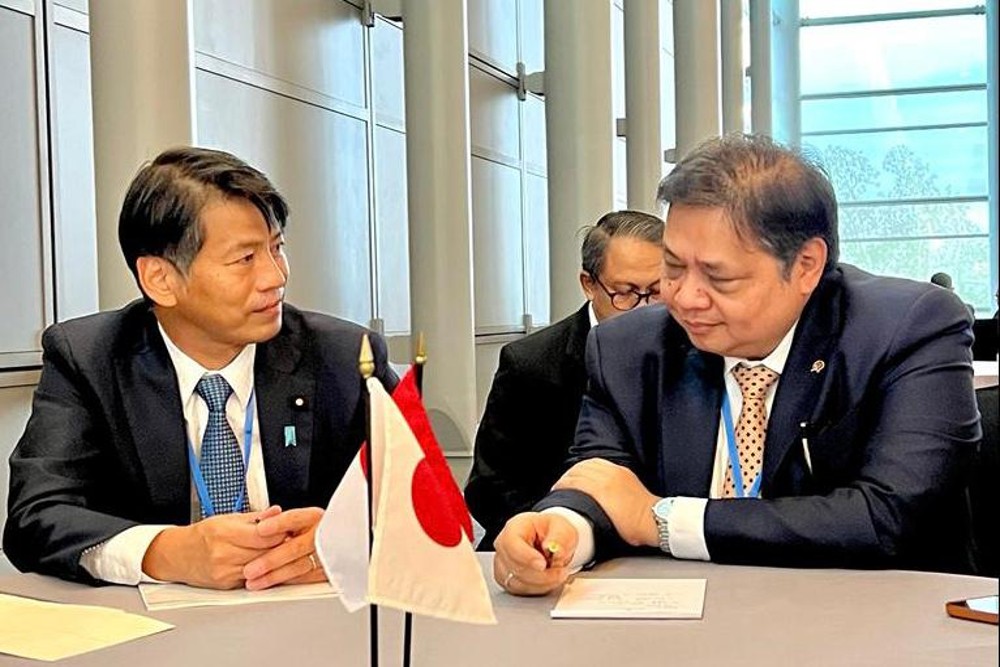 Menko Airlangga Bertemu Menteri Jepang: 2023 Momentum Terbaik Saling Mendukung dalam Forum G20 