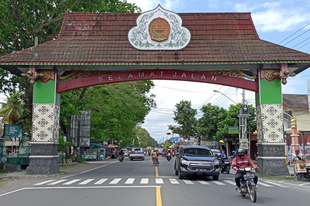 Jalan Bantul Utara Gapura Ditata Ulang, Bakal Ada Trotoar Taman di Tengah Jalan